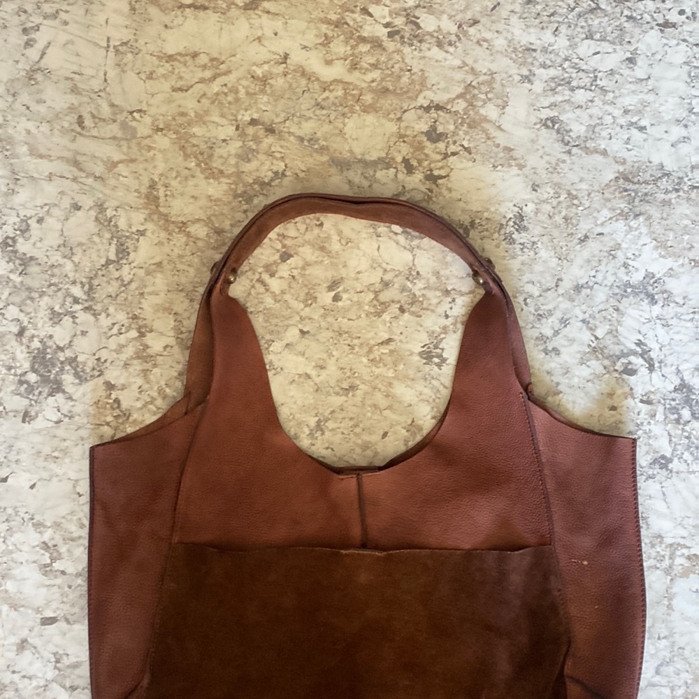 Free people 100% cow leather tote